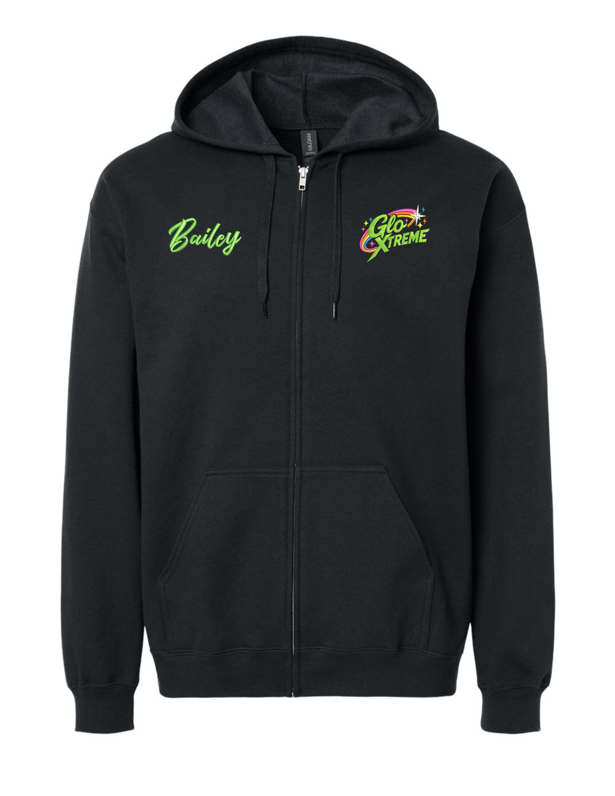 Glo Xtreme Full Zip Hoodie
