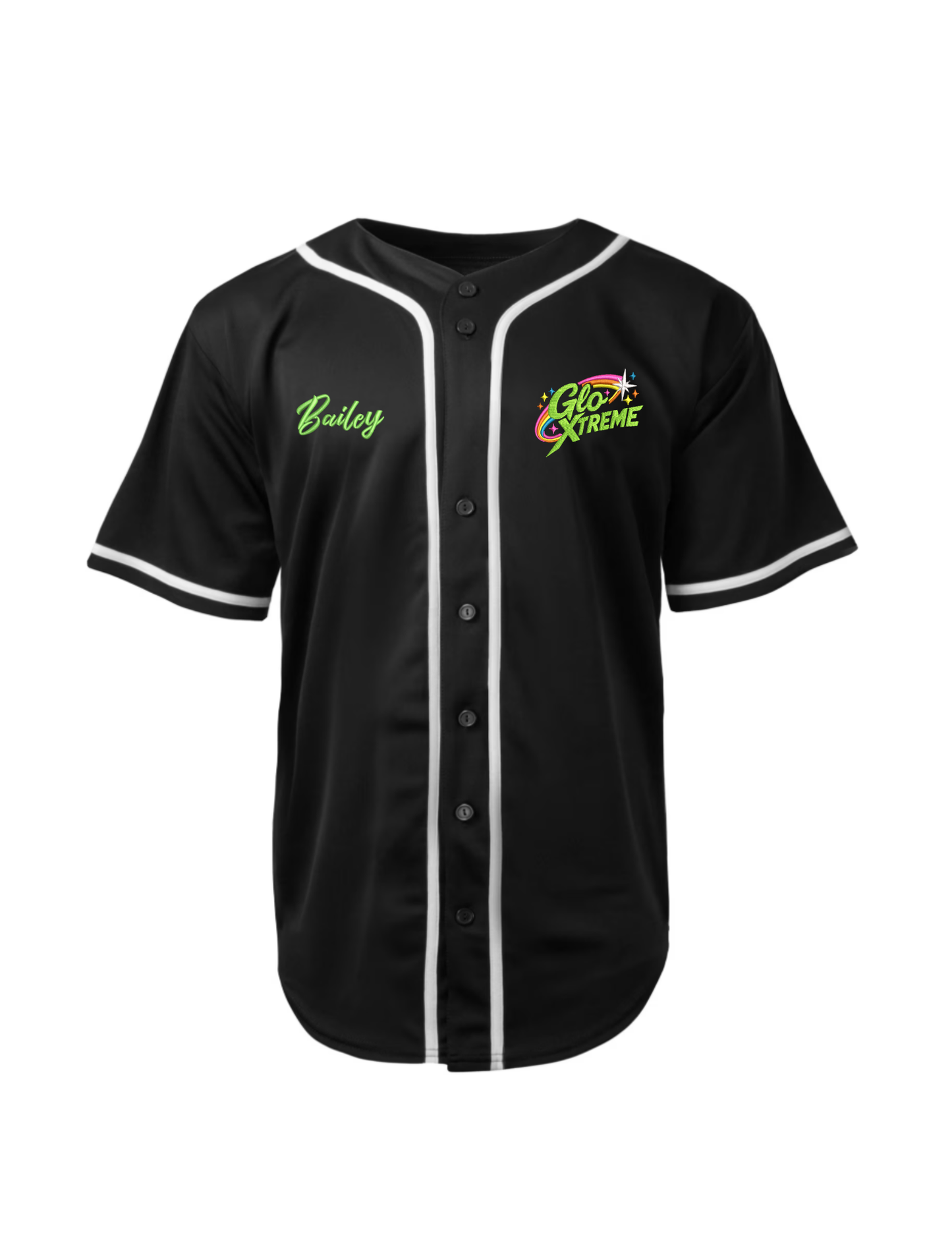 Glo Xtreme Embroidered Baseball Jersey