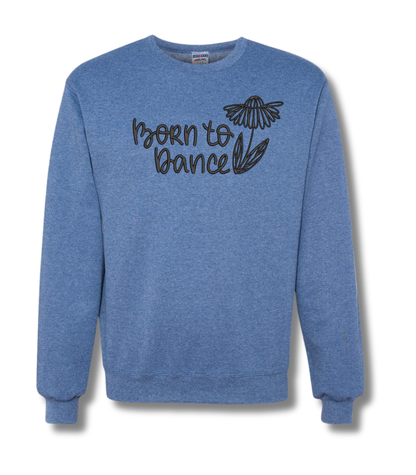 Born to Dance Embroidered Crewneck Sweatshirt
