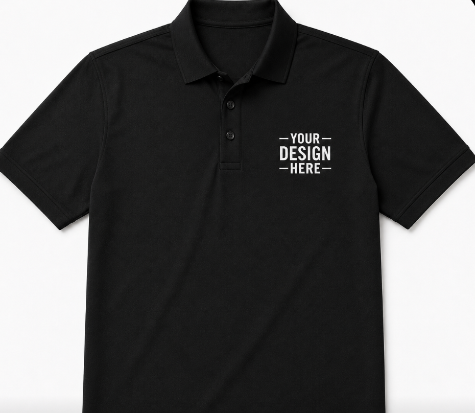 Custom Embroidered Polo Shirt – Logo or Personalized Design